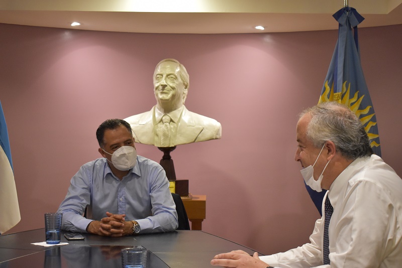 El Vicegobernador Quiroga se reunió con el Embajador de Chile en Argentina